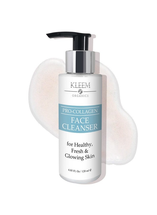 Kleem Organics Leem Organics Procollagen Glycolic Acid Face Wash With Salicylic Acid Organic Face Cleanser For Women & Men To Unclog Pores & Improve Skin Tone And Texture Gentle Exfoliating Face Wash 4.05 Oz - Image 1