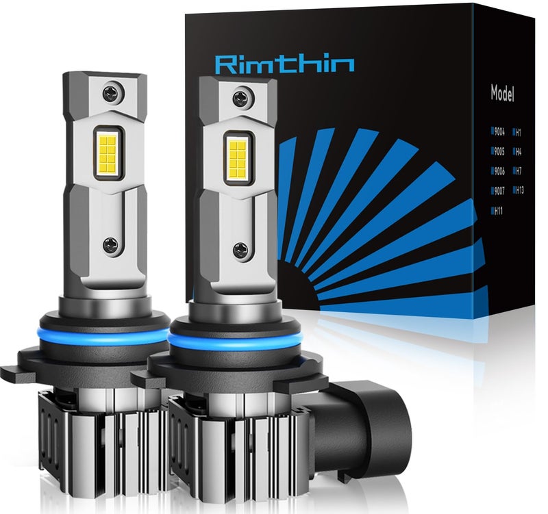 rimthin 9006/HB4 Bulbs, HB4 Fog Lights 6000K Cool White IP67 Waterproof, Pack of 2 - Image 1