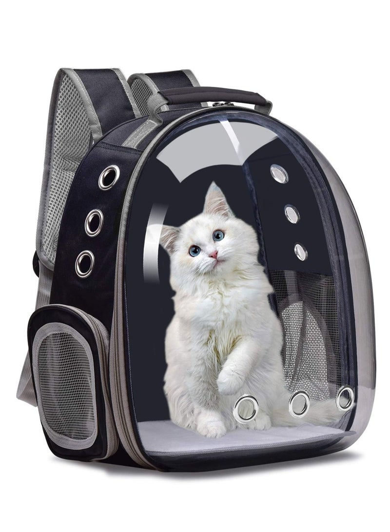 MIXDE Cat Carrier Bubble Bag, Transparent Breathable Capsule Backpack, Pet Convenient Carrier Bag for Small and Medium Cats Dogs. Hiking, outdoor use - Image 1