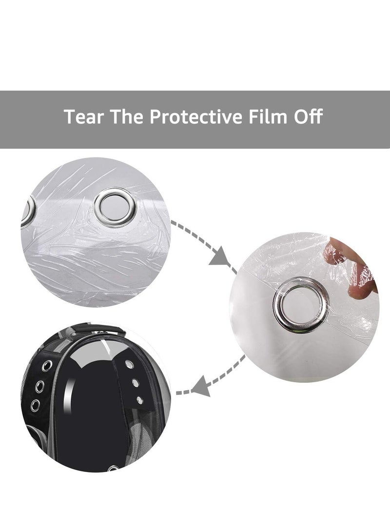 MIXDE Cat Carrier Bubble Bag, Transparent Breathable Capsule Backpack, Pet Convenient Carrier Bag for Small and Medium Cats Dogs. Hiking, outdoor use - Image 5