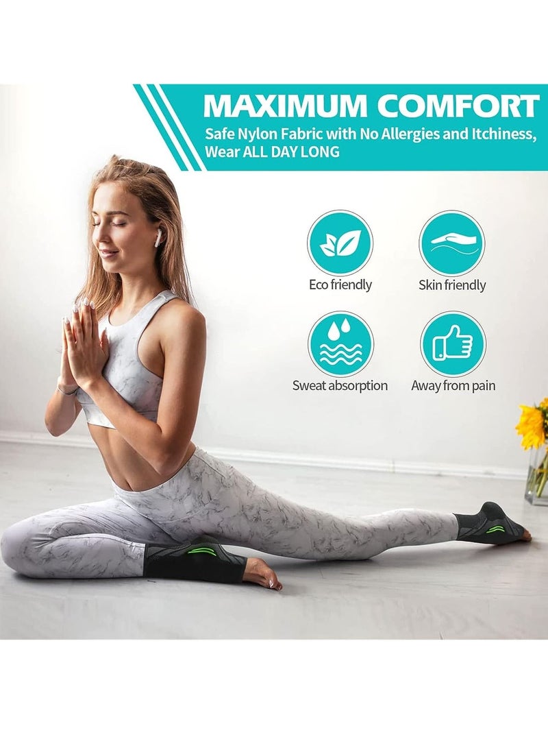 Gonice Ankle Brace Compression, 1 Pair Ankle Sleeve for Sprained Ankle, Injury Recovery, Joint Pain, Achilles Tendonitis Support, Plantar Fasciitis Sock Reduce Swelling, Heel Spur Pain - Image 2