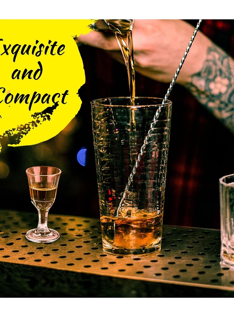 12 Pieces 0.4 oz Mini  Drink Glass Set, Mini Drink Glasses, Cute Drink Glasses - Image 3