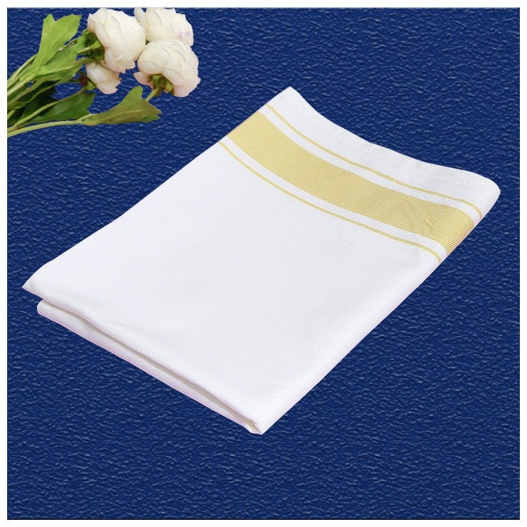 Pure Cotton Mouth Cloth Wipe Cup Cloth Wipe Glass Red Wine Glass Special Cloth Wipe Cloth Clean Cloth Absorbent No Hair Dropping Pure Cotton Wipe Cup Cloth - Image 1