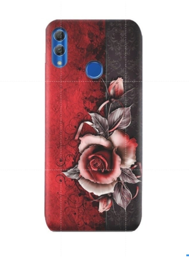 AMC DESIGN Rose Pattern Protective Case Cover For Honor 10 Lite Multicolor