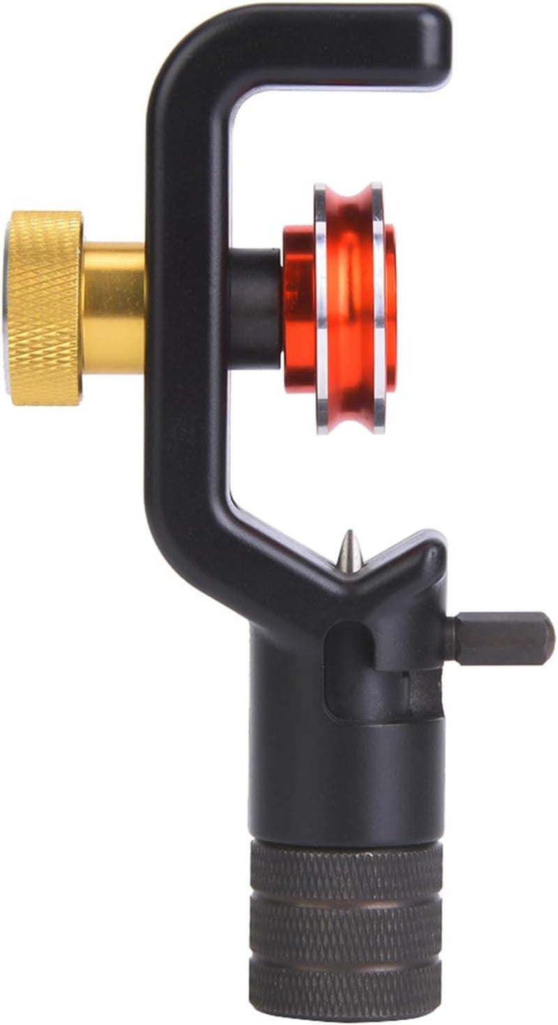 Generic Wire Stripping Knife Cable Cutter with Anodized Steel Handle Optical Fiber Cutting Tool for 4-10mm Cable Cutting and Stripping in Networking and Electronics - Image 5