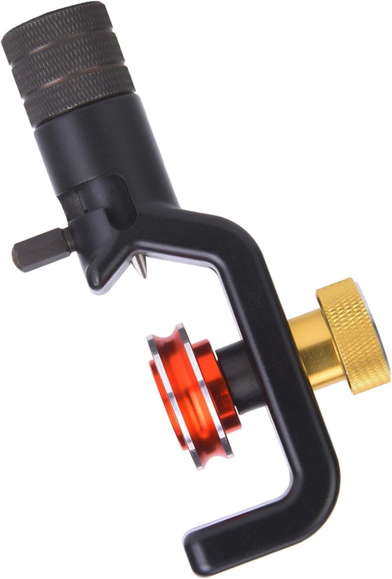 Generic Wire Stripping Knife Cable Cutter with Anodized Steel Handle Optical Fiber Cutting Tool for 4-10mm Cable Cutting and Stripping in Networking and Electronics - Image 3