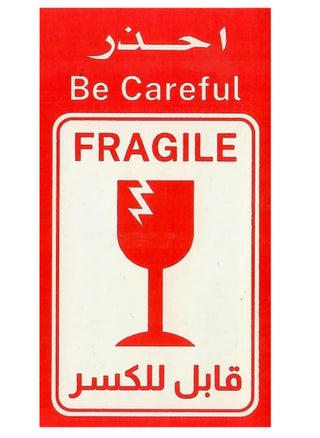 120 English Arabic Fragile Stickers 5x9cm Vertical Design Be Careful Warning Labels For Safe Shipping Packing Boxes Luggage - pzsku/Z37ABA8B0580F686C1ED4Z/45/_/1713011519/eef737fd-c3ff-4986-80cf-78ccea0ace60