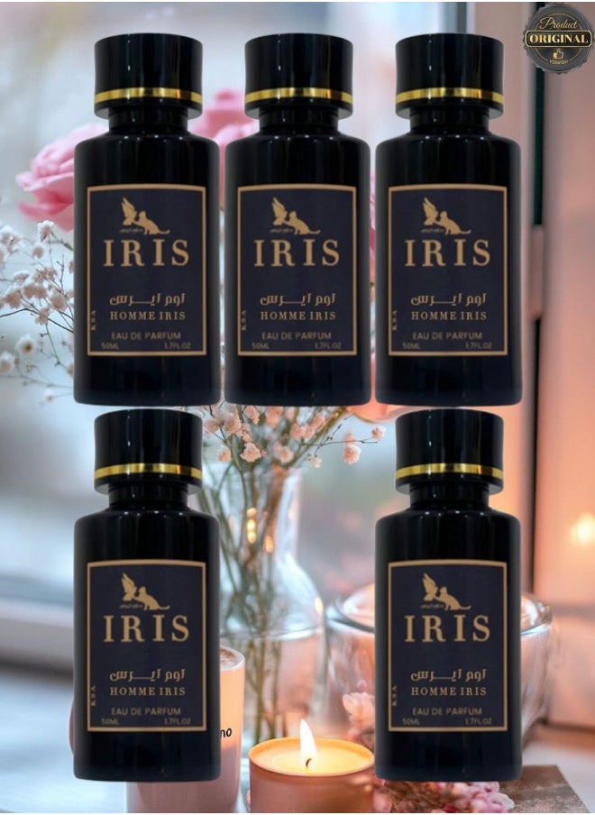 IRIS 5 Pieces Homme Iris Perfume 50ML  - Image 1