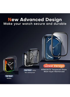 SNBFA Smartwatch Screen Protector for Apple Watch Series 10 42mm, Tempered Glass Ultra Thin HD Full Coverage Anti-Scratch 2 PCS  - Image 2