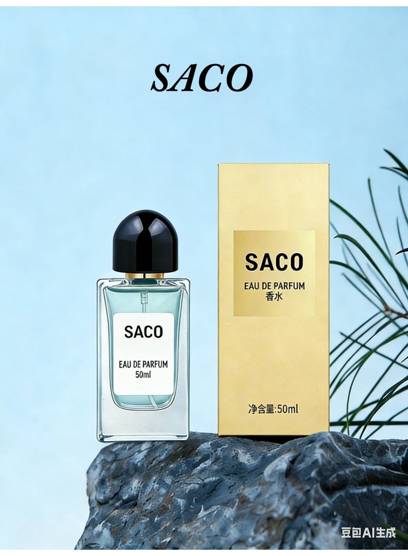 SACO/Vetiver Notes/Aromatic Woody Eau De Parfum/50ML/Suitable for Men and Women - Image 1