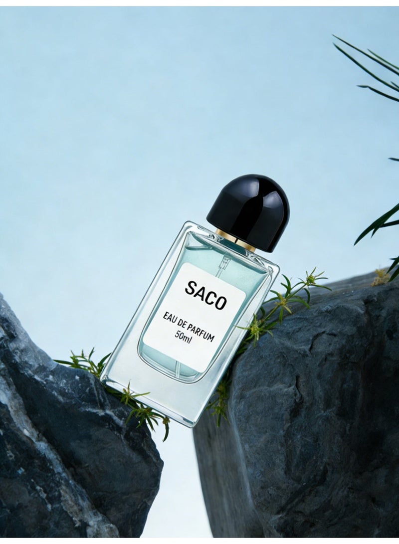 SACO/Vetiver Notes/Aromatic Woody Eau De Parfum/50ML/Suitable for Men and Women - Image 4