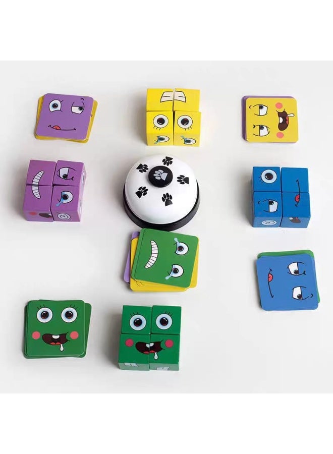 BAIG Funny Face Expression Matching Cube Game for Kids - Image 2