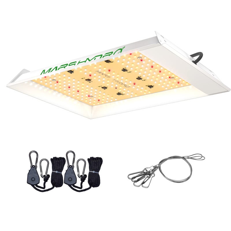 MARS HYDRO TS600 100W LED Grow Light for Beginners, New Diodes Layout Full Spectrum Growing Lamps for Indoor Plants Hydroponic Seed Starting Vegetables Bloom in 2x2 Grow Tent - Image 2