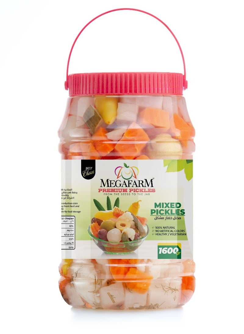 Megafarm Mixed Pickles 1.6kg  - Image 1