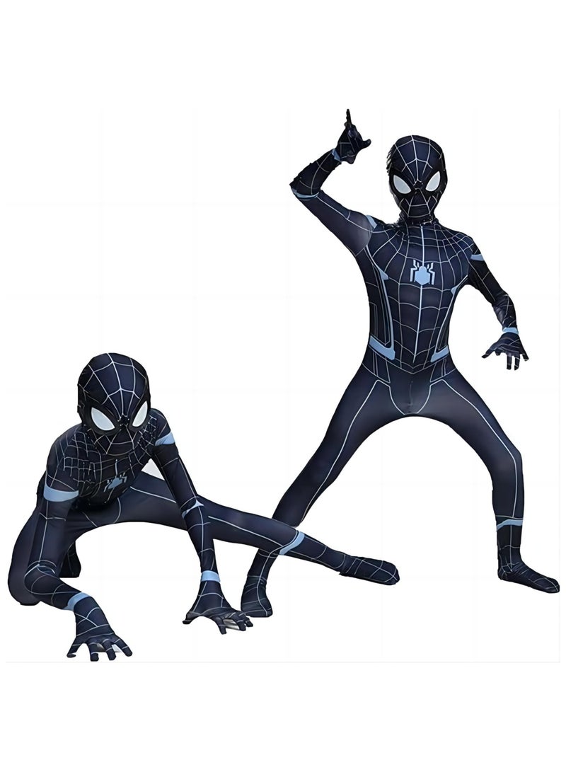 AUTOYSUR Spider Man Costume Cosplay Set 3D Style Superhero Cosplay Full Body Bodysuit Spandex Jumpsuit for Kids Spider Man Dress Up - Image 2