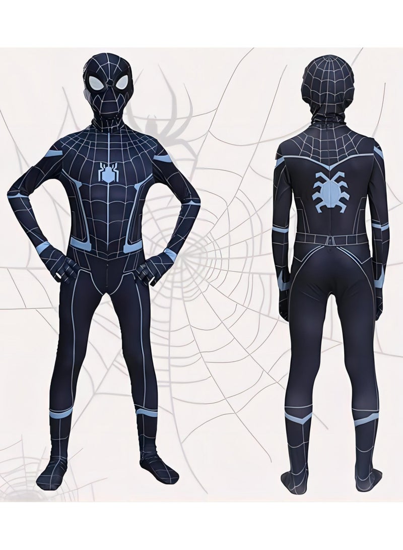 AUTOYSUR Spider Man Costume Cosplay Set 3D Style Superhero Cosplay Full Body Bodysuit Spandex Jumpsuit for Kids Spider Man Dress Up - Image 3