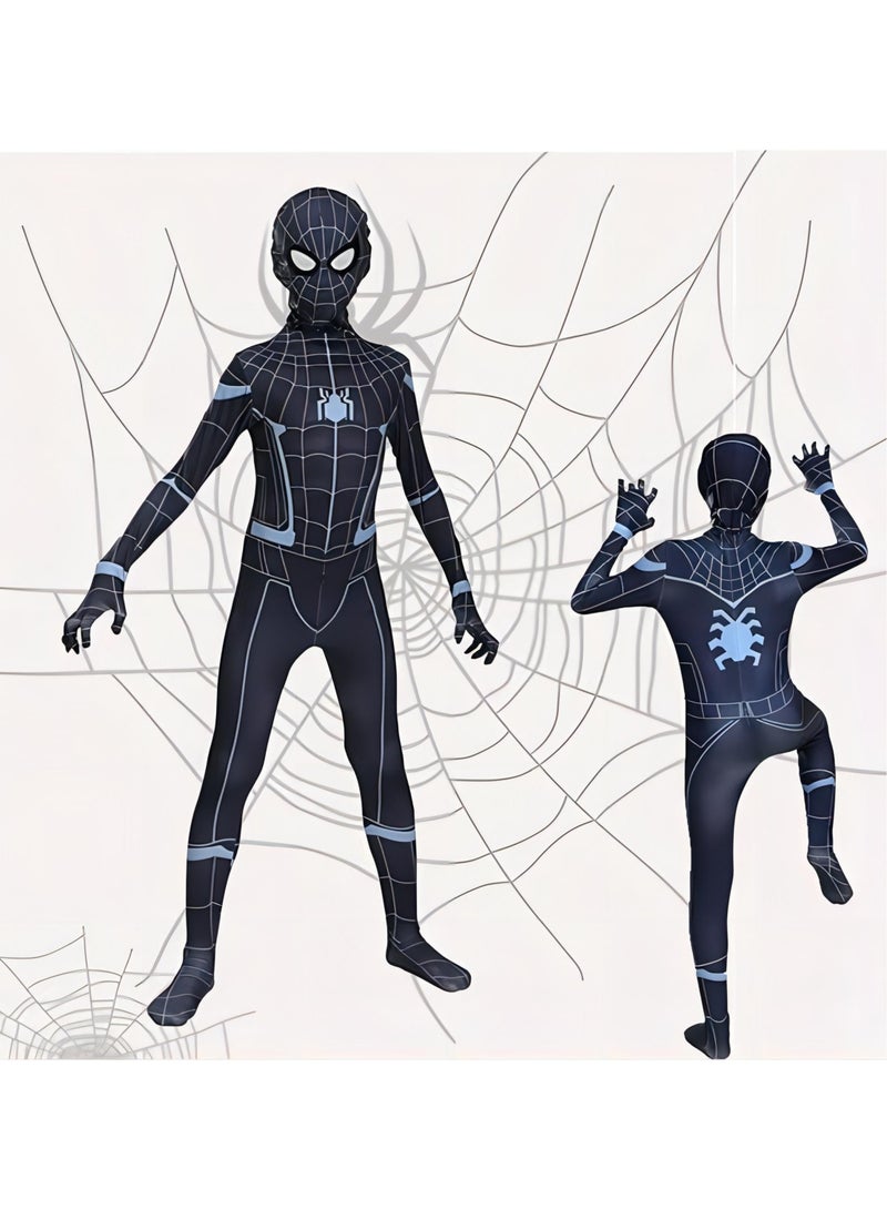 AUTOYSUR Spider Man Costume Cosplay Set 3D Style Superhero Cosplay Full Body Bodysuit Spandex Jumpsuit for Kids Spider Man Dress Up - Image 5