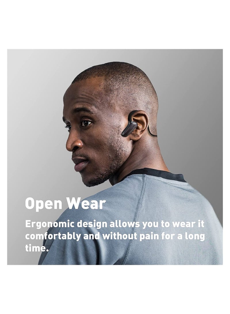 SYOSI SYOSI Bone Conduction Headset, Lightweight and Comfortable Open Bluetooth Wireless Headset, for Sports and Running, Sweatproof and Drop-Proof, No Ear Damage and Long Battery Life. - Image 3
