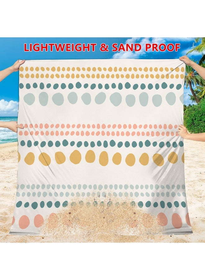JAYATO Foldable Waterproof Beach Mat, Sandproof Portable Outdoor Picnic Blanket, Moisture-Resistant Camping & Lawn Mat for Beach, Park & Outdoor Activities - Image 4