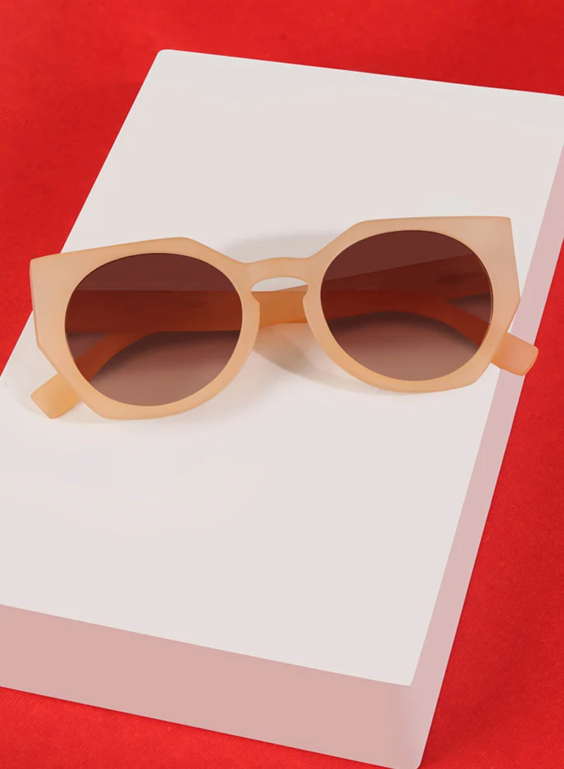 Woggles Brightflare Orange Round Kids Sunglasses