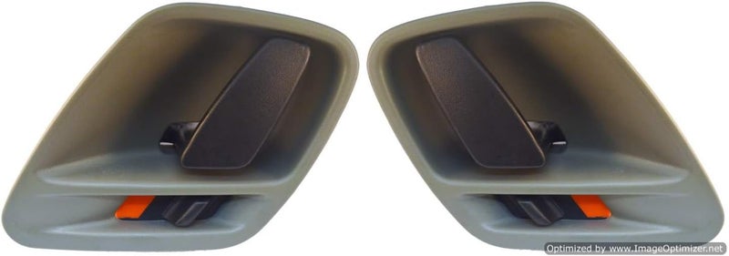 PT Auto Warehouse CH-2813G-DP Inner Interior Door Handle - Gray Left/Right Pair - Image 1