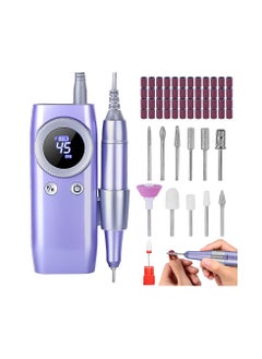 ASIV Portable Battery Charging Nail Drill, Professional Nail Machine 4500 Rpm, Electronic File for Nail Cleaning and Polishing  - Image 1