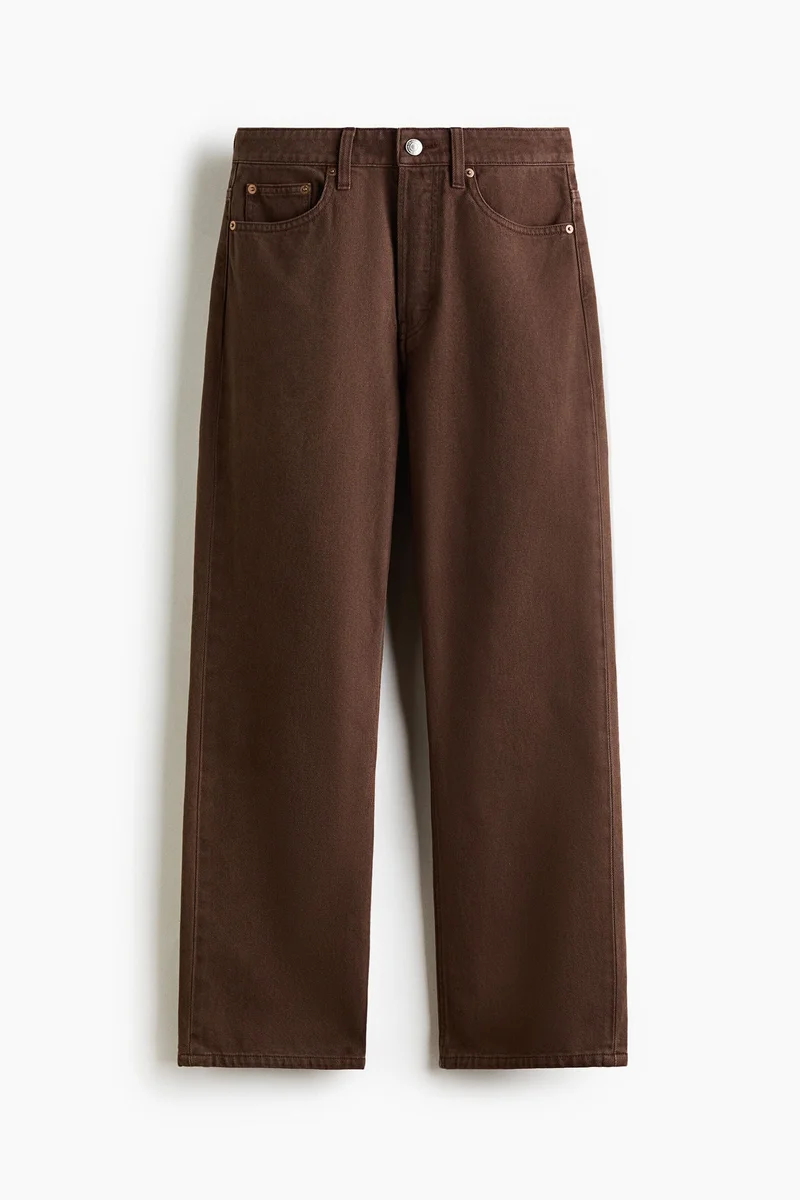 Straight High Waist Ankle Jeans