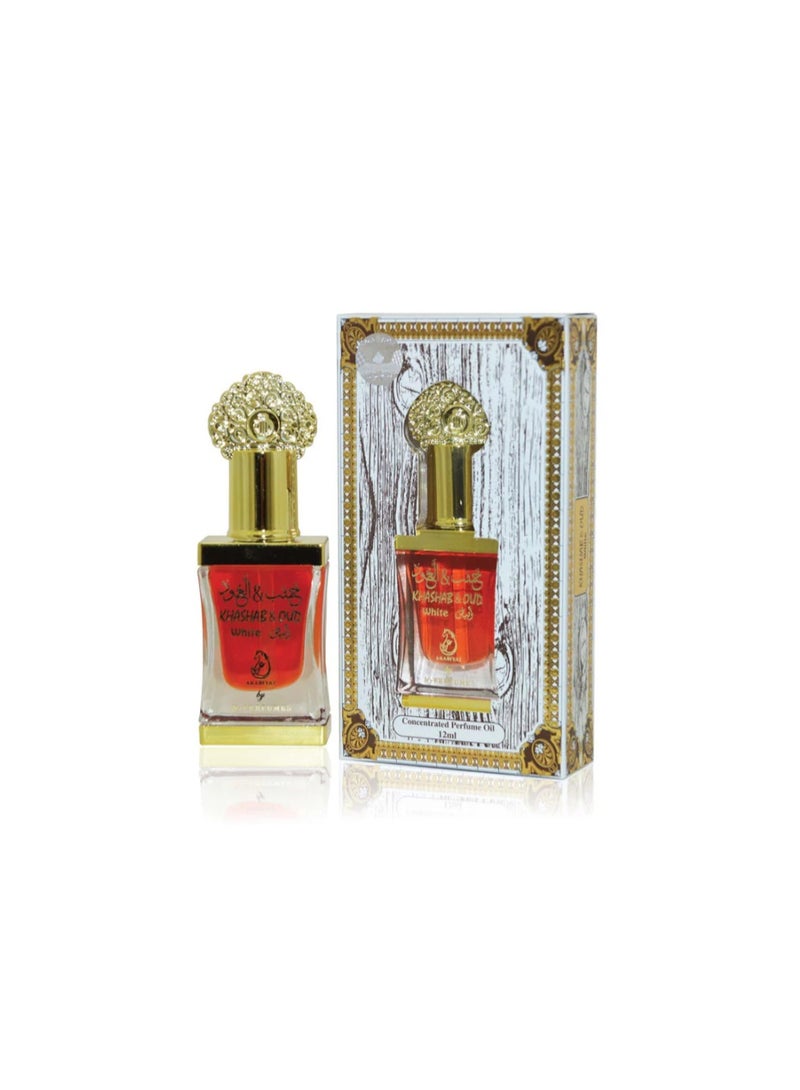 my perfumes زيت عطري خشاب عود أبيض مركز 12 مل - Image 1