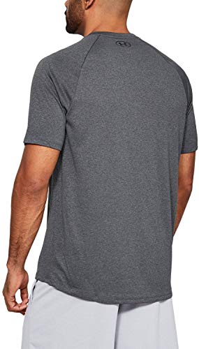 Under Armour Men's Tech 2.0 Short-Sleeve T-Shirt , Carbon Heather (090)/Black , 3X-Large Tall - Image 2