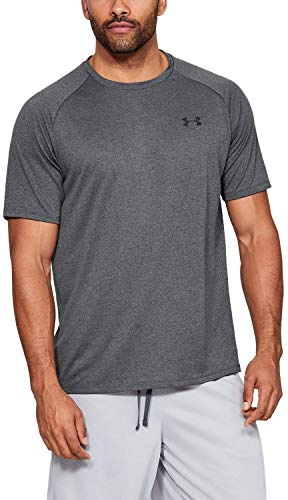 Under Armour Men's Tech 2.0 Short-Sleeve T-Shirt , Carbon Heather (090)/Black , 3X-Large Tall - Image 5