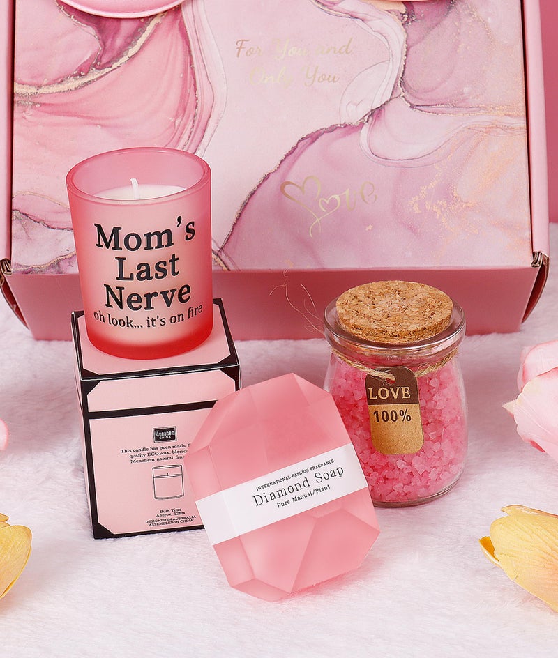 ONEVIVE Birthday & Christmas Gifts for Mom, Women & Friends - Relaxing Spa Gift Basket with Tumbler & Candle Set - Image 2
