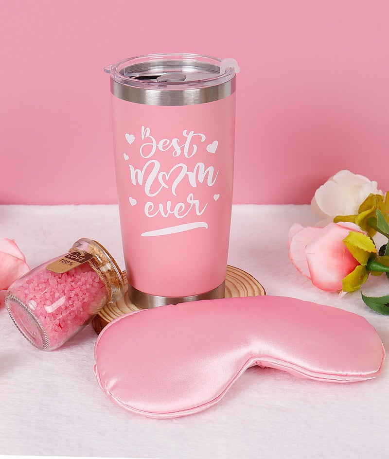 ONEVIVE Birthday & Christmas Gifts for Mom, Women & Friends - Relaxing Spa Gift Basket with Tumbler & Candle Set - Image 3