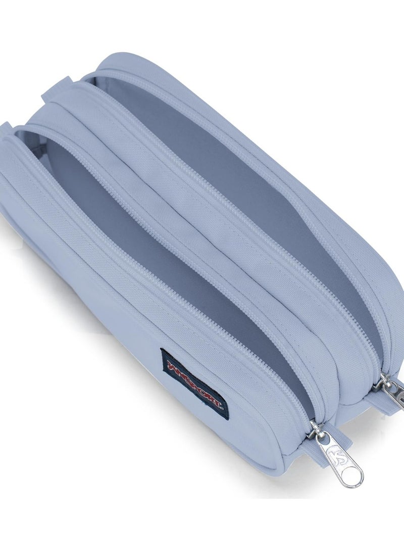 جان سبورت مقلمة JanSport أزرق فاتح – منظم أدوات مدرسية بسحاب مزدوج للمدرسة والجامعة والاستخدام اليومي - Image 4
