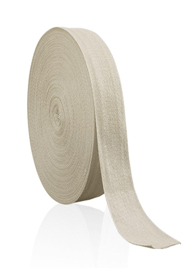 BornFeel Herringbone Twill Tape 10 mm 50 m Bias Binding Tape Cotton Bias Binding Tape for Edging Sewing Binding Tailoring Aprons DIY Crafts Clothing Accessories - Image 1