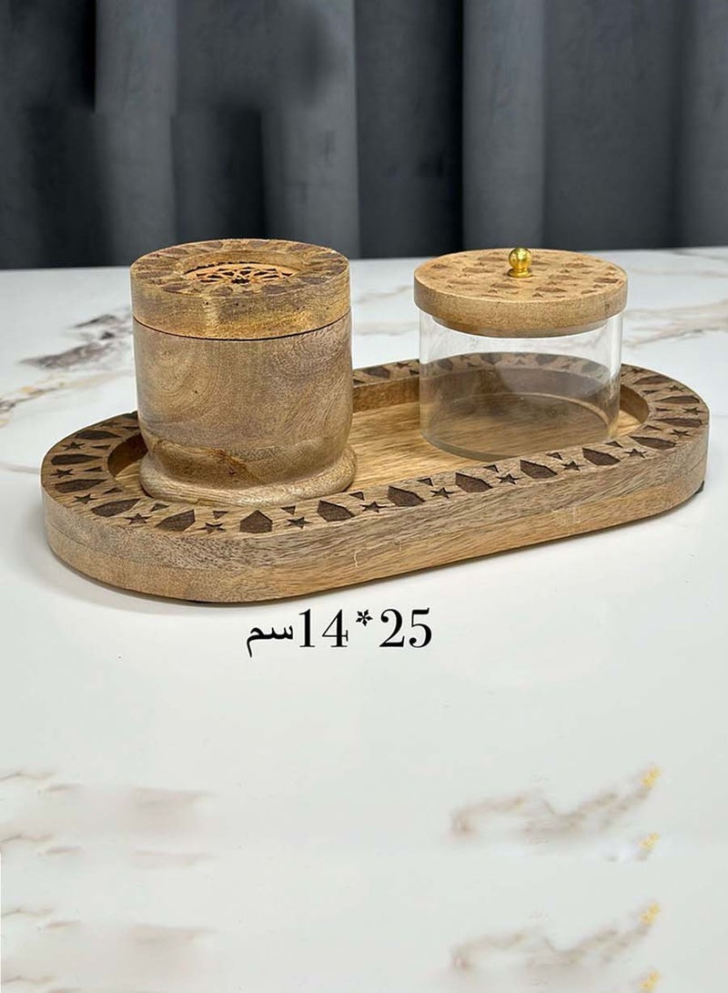 Generic Incense burner set with incense box and tray  - Image 1