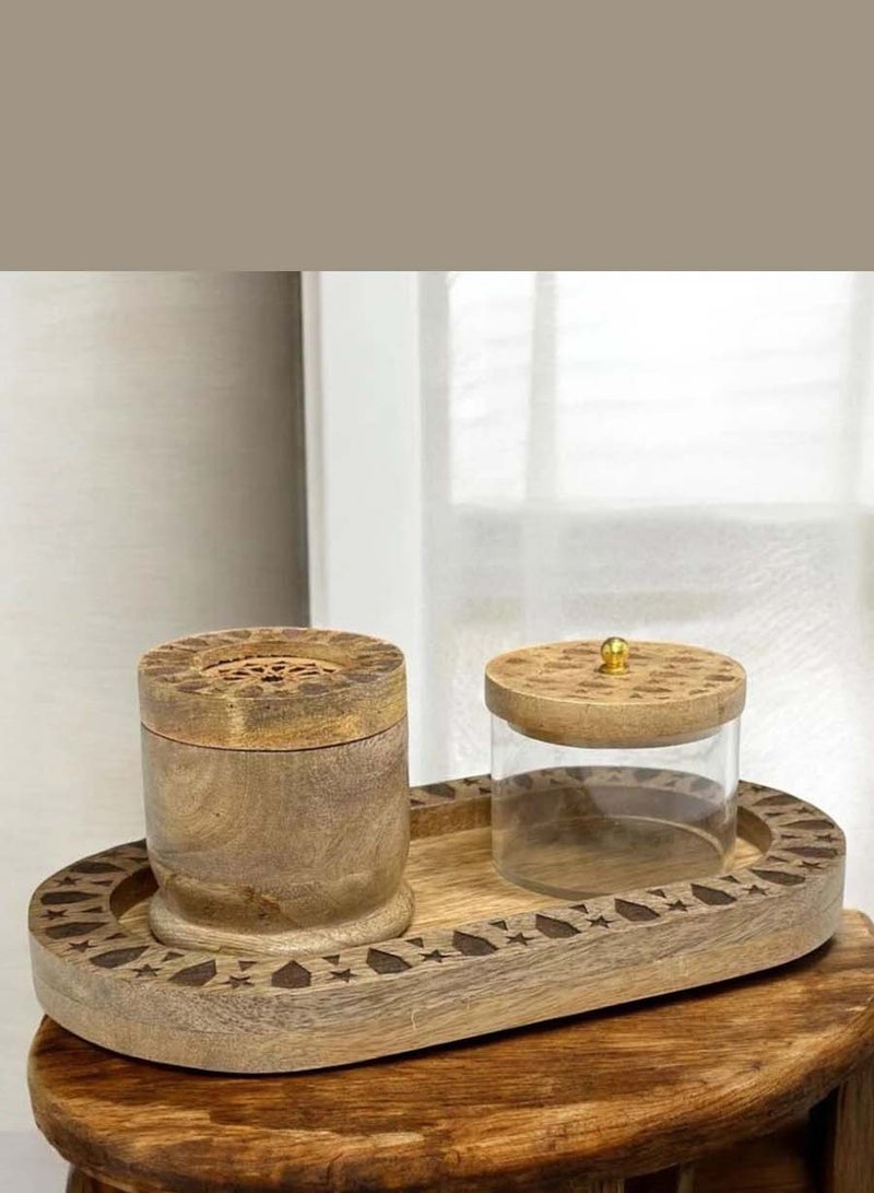 Generic Incense burner set with incense box and tray  - Image 4