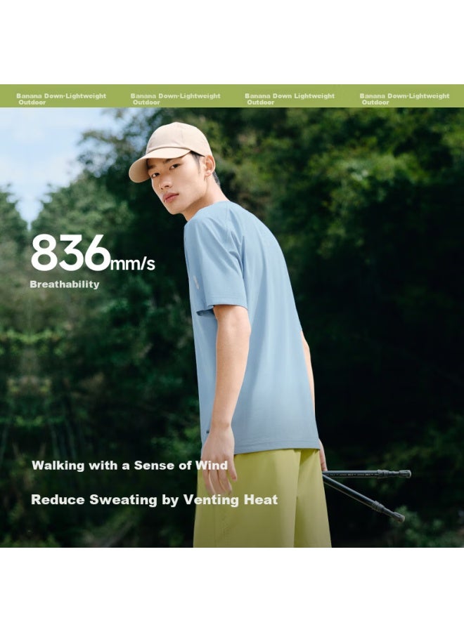 Beneunder Men's Short Sleeve T-shirt Summer Sports Quick-drying T-shirt Breathable Comfortable Loose Round Neck Base Shirt Hi943 - Image 2