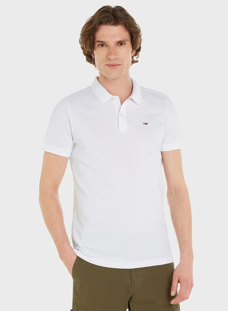 TOMMY JEANS Logo Polo