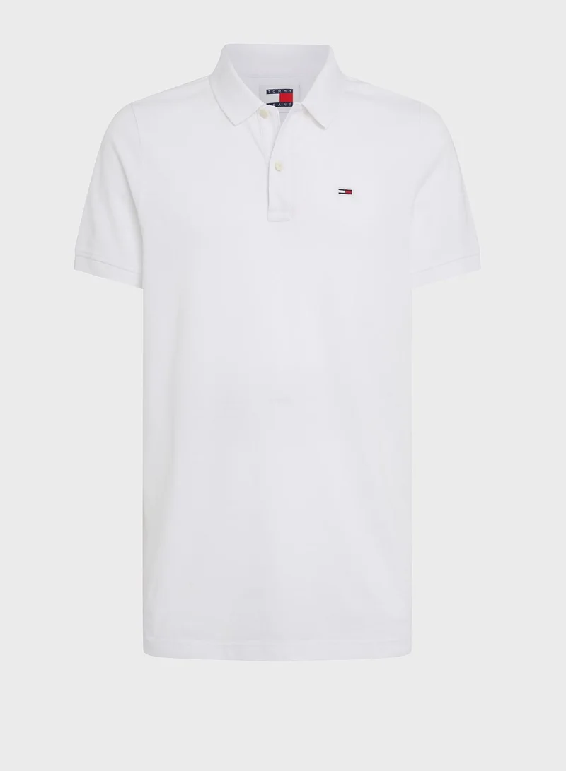 TOMMY JEANS Logo Polo