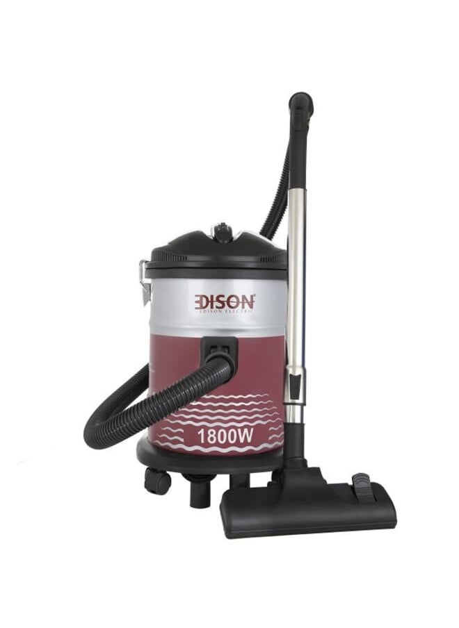 EDISON Vacuum Cleaner Barrel 18 LiterRed1800W  - Image 1