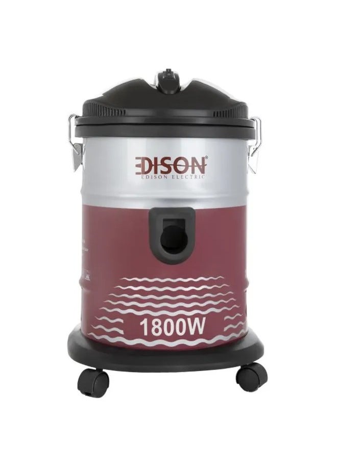 EDISON Vacuum Cleaner Barrel 18 LiterRed1800W  - Image 2
