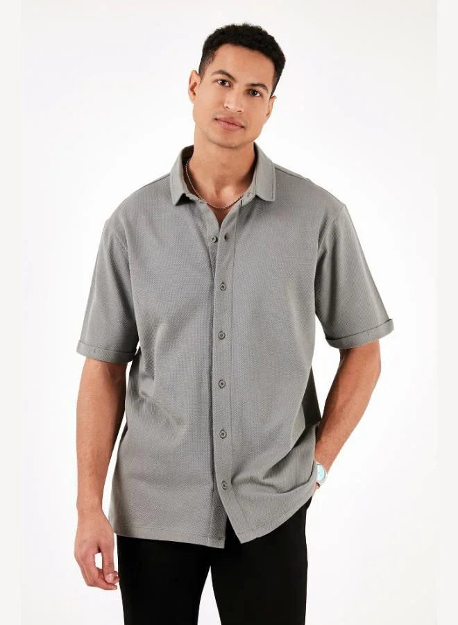 Buratti  Buratti Cotton Regular Fit Short Sleeve Shirt Men's SHIRT 5902724 for Men | Best Price UAE