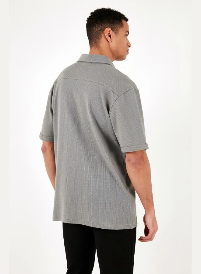 Buratti  Buratti Cotton Regular Fit Short Sleeve Shirt Men's SHIRT 5902724 for Men | Best Price UAE