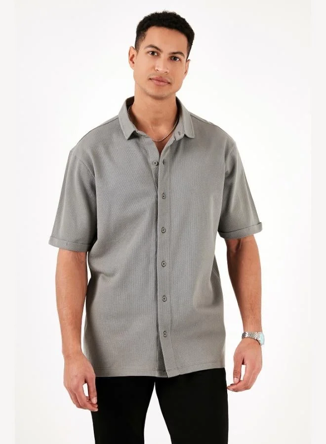 Buratti  Buratti Cotton Regular Fit Short Sleeve Shirt Men's SHIRT 5902724 for Men | Best Price UAE