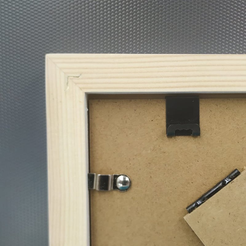 KELE MODEL 3.5x5 Picture Frames White. Solid Wood  Plastic Panel.The Protective Film Must be Removed. - Image 5