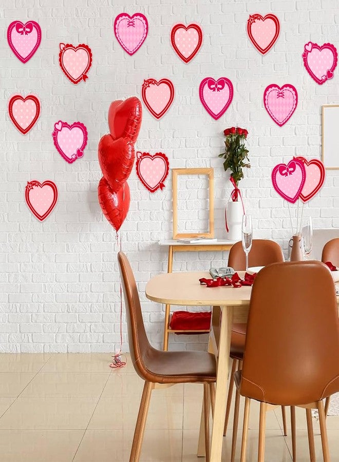 Vuzvuv 60Pcs Paper Heart Cutouts for Valentine's Day Bulletin Board Decorations,Heart Cut Outs for February Wall Decor,Classroom Decorations - Image 4