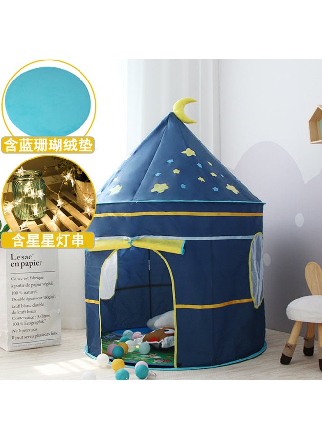 MEIBEI Pei Children's Tent Baby Play House Indoor Princess Toy House Castle Yurt Children's Toy Tent - Image 1