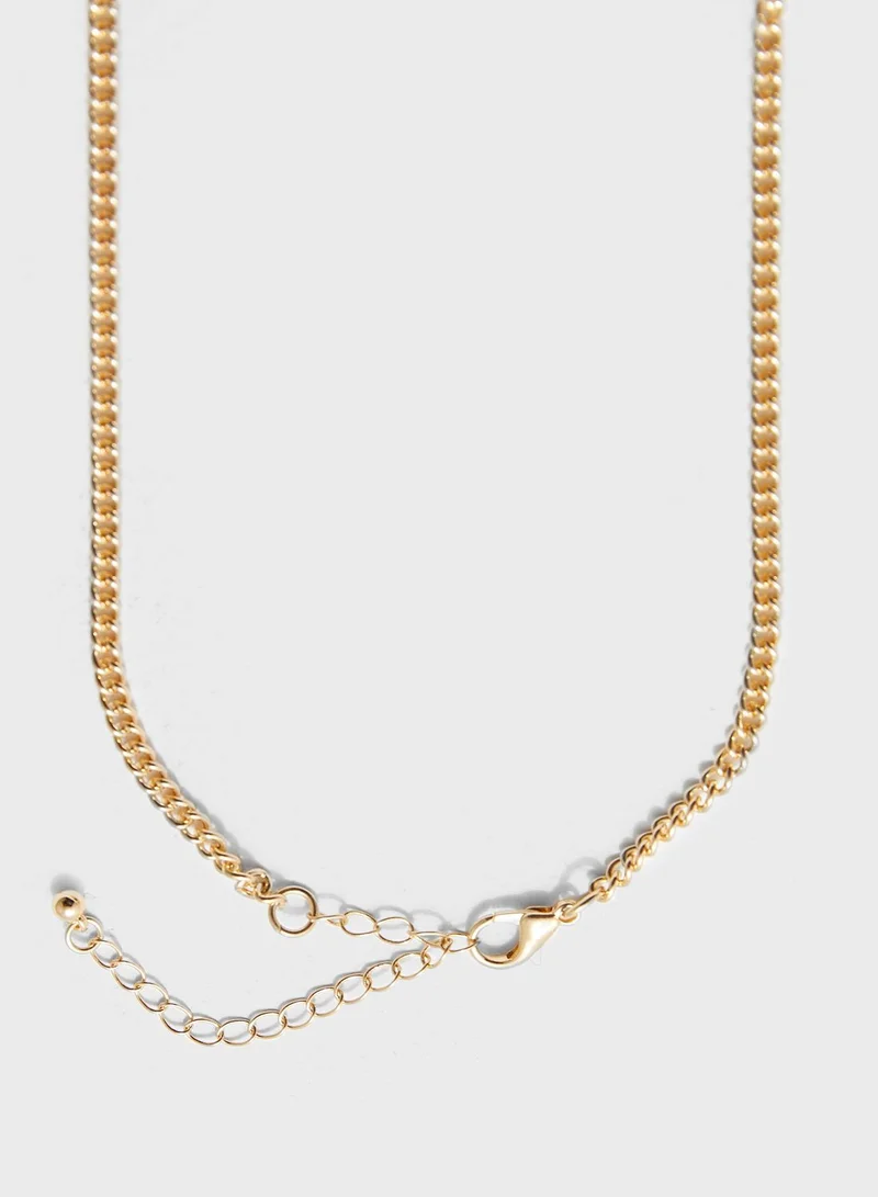 ELLA Chunky Necklace+Earrings Set