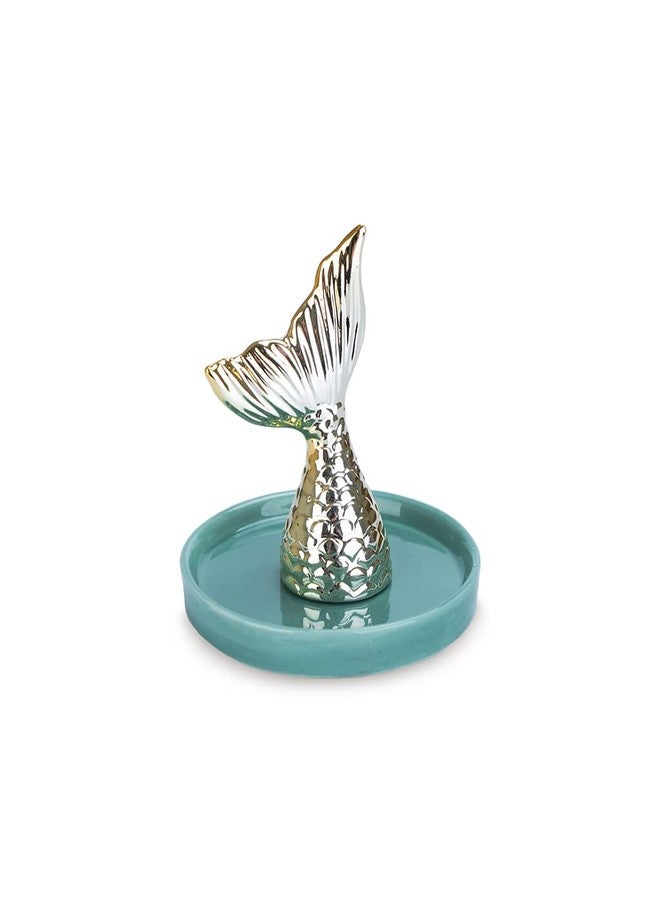 Balvi Nayade Ring Holder - Mermaid Tail Jewelry Dish - Gold - Modern Style - Captivating Centerpiece - Image 4