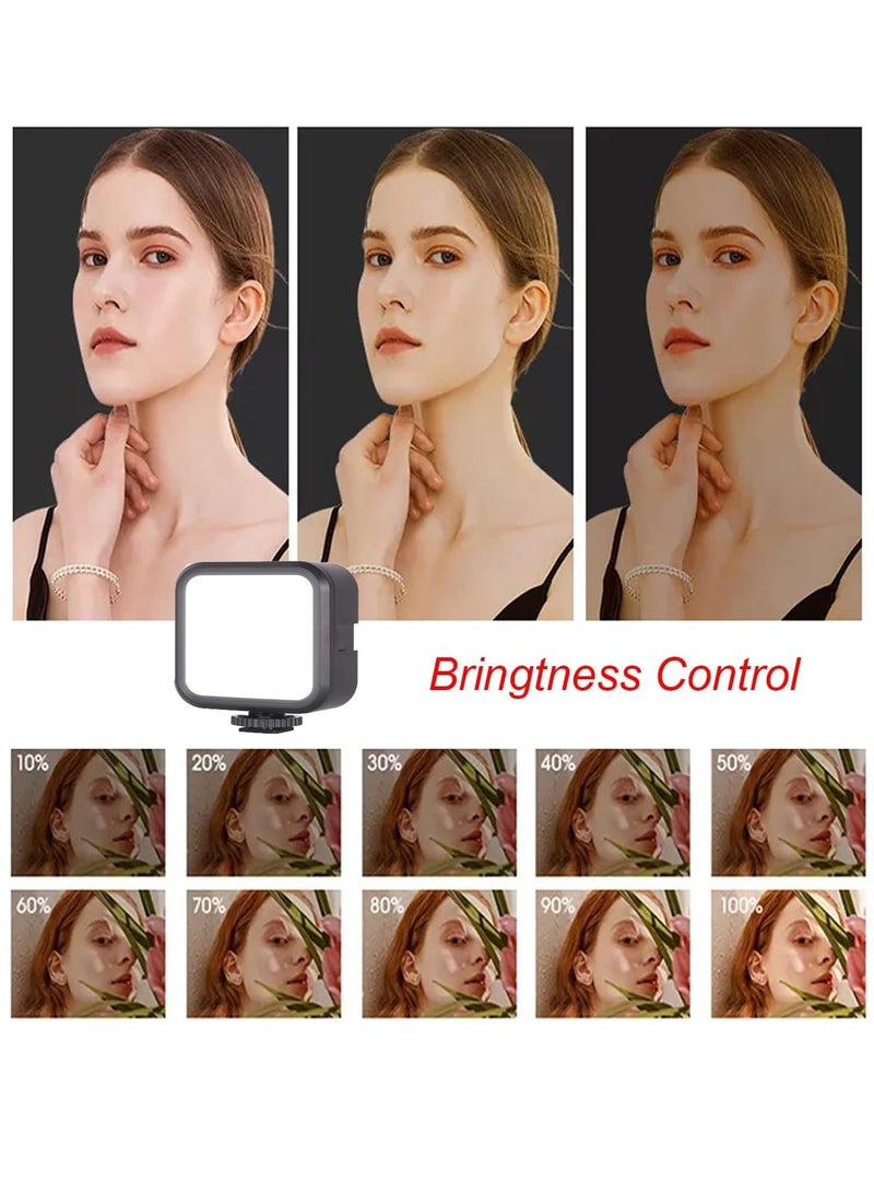 62LEDS مصباح سيلفي قابل لإعادة الشحن، 7 مستويات سطوع للهاتف حلقة ضوء صغيرة محمولة بمشبك على أضواء التعبئة لهواتف iPhone، والهاتف الخلوي، والكمبيوتر المحمول، وTikTok، وSelfie، ومؤتمرات الفيديو، والكامي - Image 3